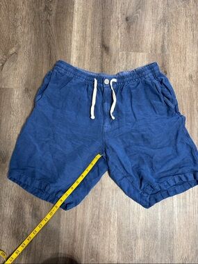 Tommy Bahama Blue Drawstring Cotton Shorts